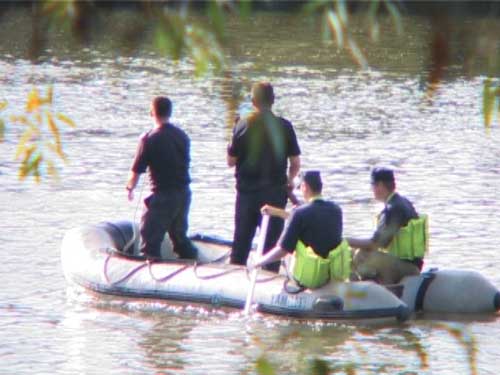 FOTO: Pescar disparut in apele Somesului, la Bargau